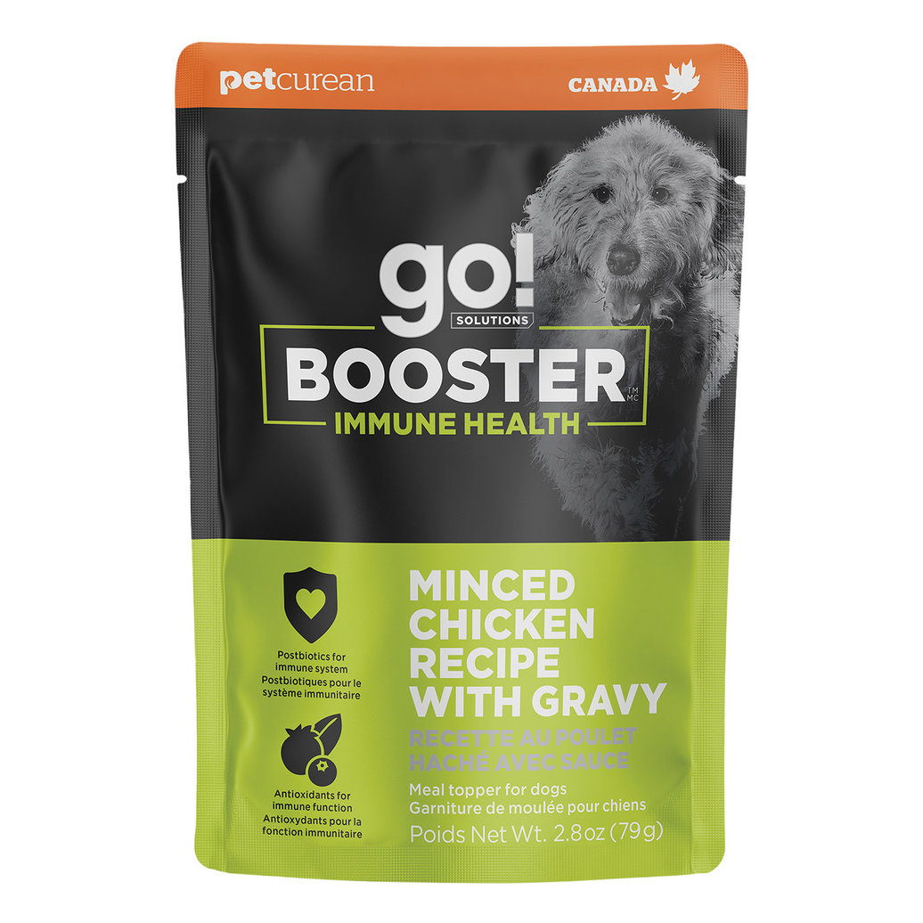 View larger image of GO! SOLUTIONS,  BOOSTER Immune Health Minced Chicken with gravy - 78 g - Wet Dog Food