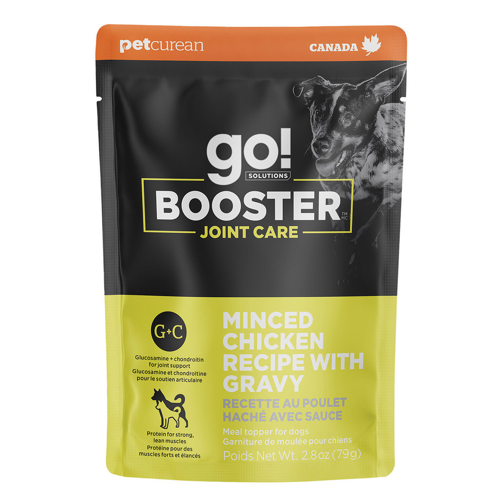 View larger image of GO! SOLUTIONS,  BOOSTER Joint Care Minced Chicken with gravy - 78 g - Wet Dog Food