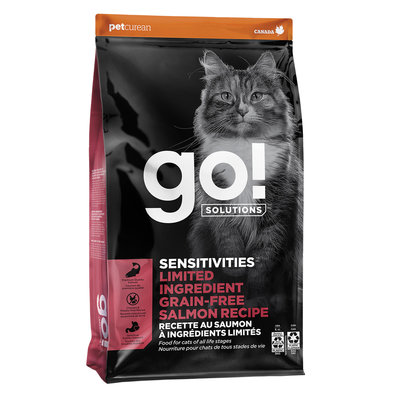 GO! SOLUTIONS, Feline Adult - Sensitivities Limited Ingredient Grain Free - Salmon