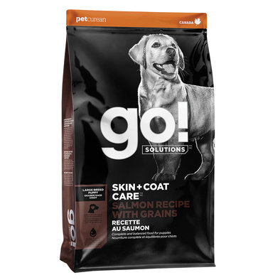 GO! SOLUTIONS, Puppy LB - Skin & Coat w/ Grains - Salmon