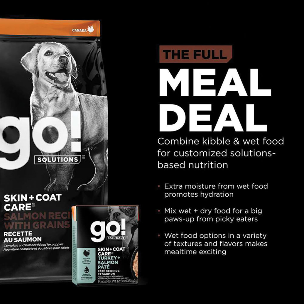View larger image of GO! SOLUTIONS, Puppy LB - Skin & Coat w/ Grains - Salmon
