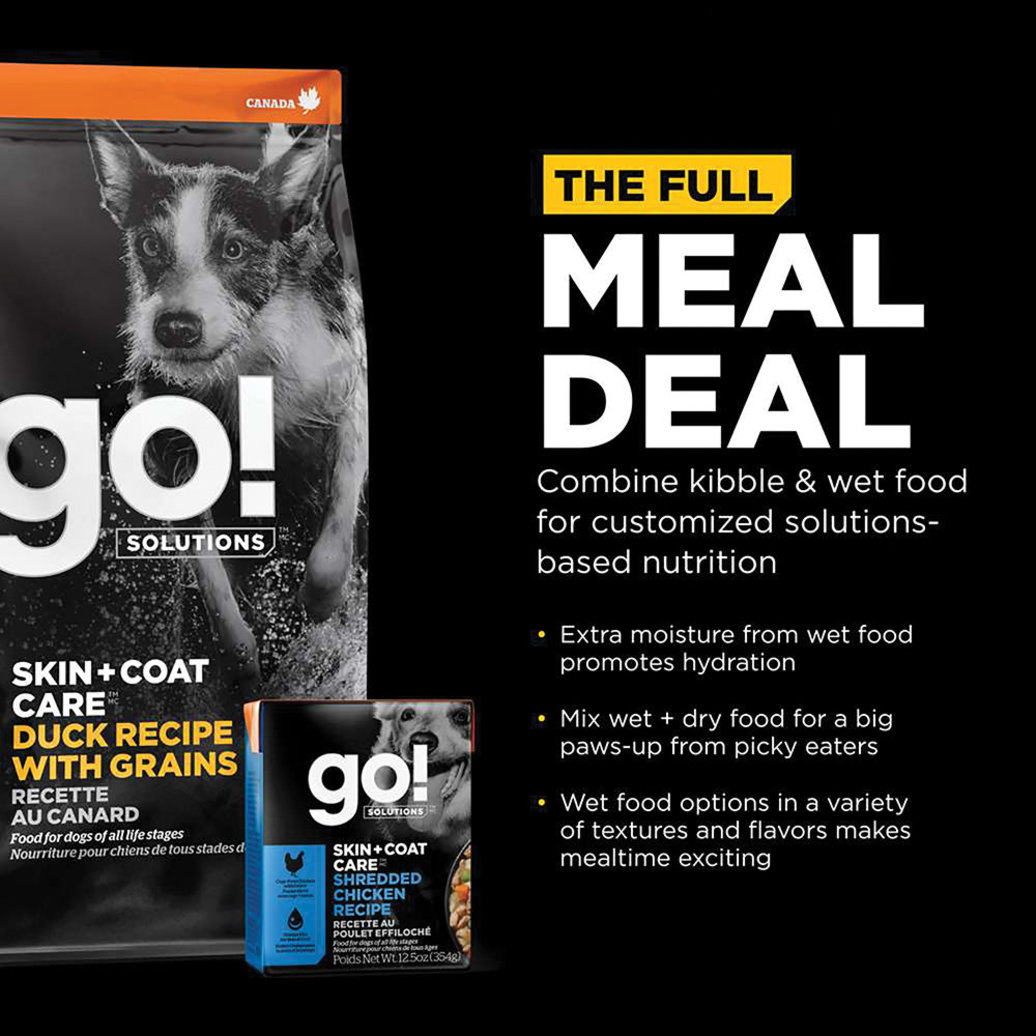 View larger image of GO! SOLUTIONS, SKIN + COAT CARE Duck Recipe with Grains for dogs