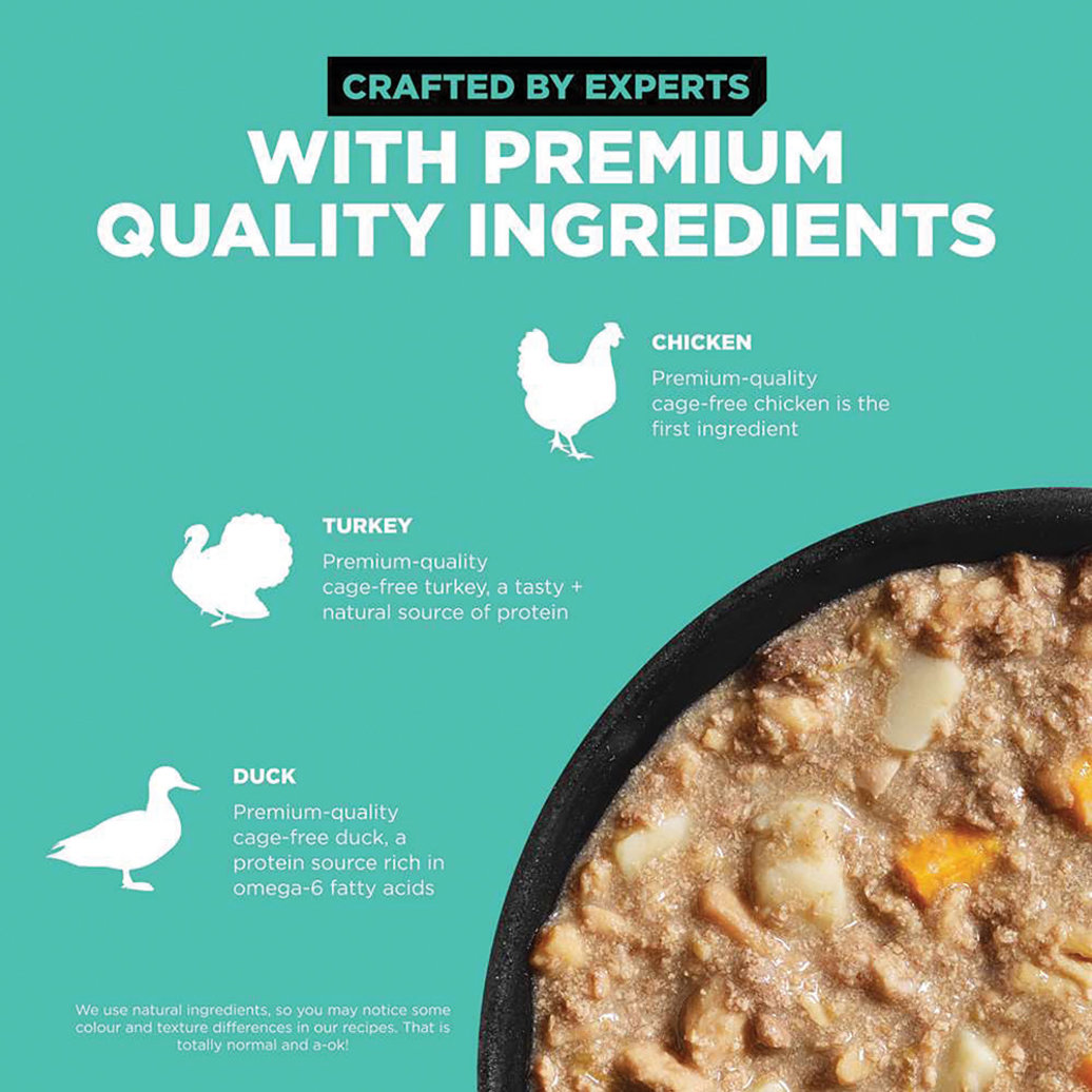 View larger image of GO! SOLUTIONS, CARNIVORE Grain Free Chicken, Turkey + Duck Stew for dogs - Wet Dog Food