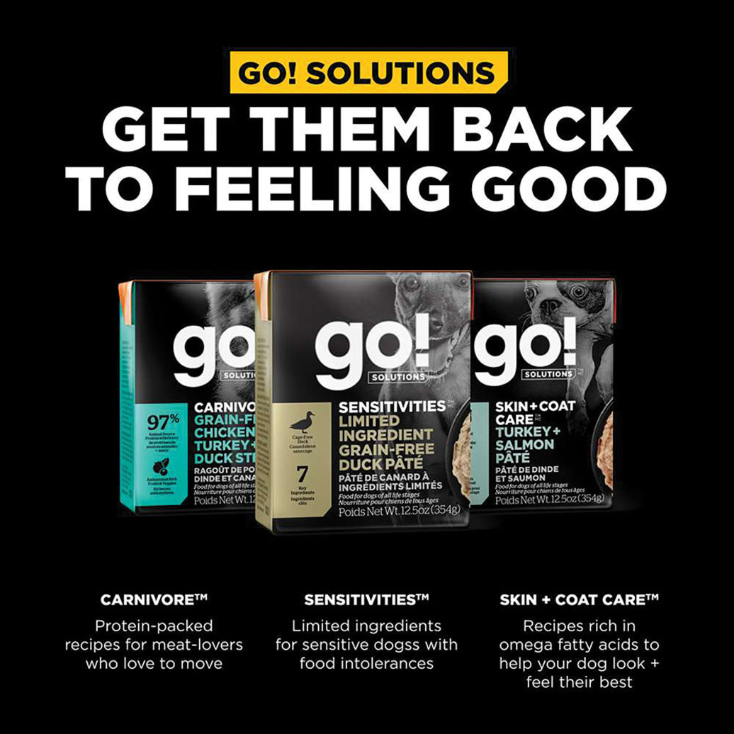 View larger image of GO! SOLUTIONS, SENSITIVITIES Limited Ingredient Grain Free Duck Pâté for dogs - Wet Dog Food