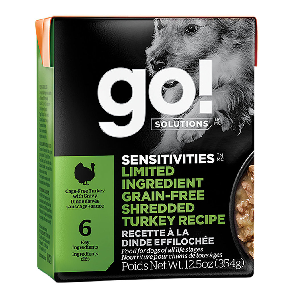 View larger image of GO! SOLUTIONS, SENSITIVITIES Limited Ingredient Grain Free Shredded Turkey Recipe for dogs - Wet Dog