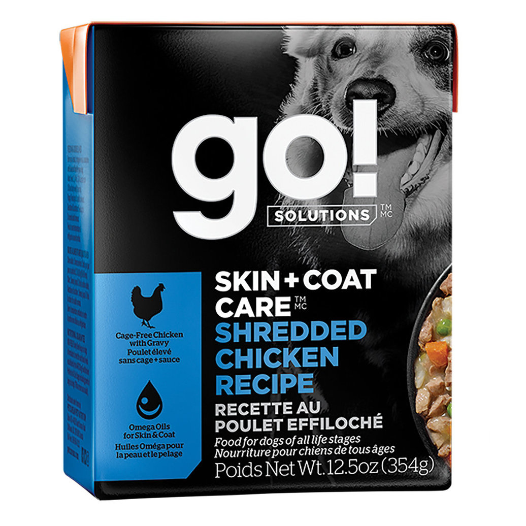 View larger image of GO! SOLUTIONS, SKIN + COAT CARE Shredded Chicken Recipe for dogs - Wet Dog Food