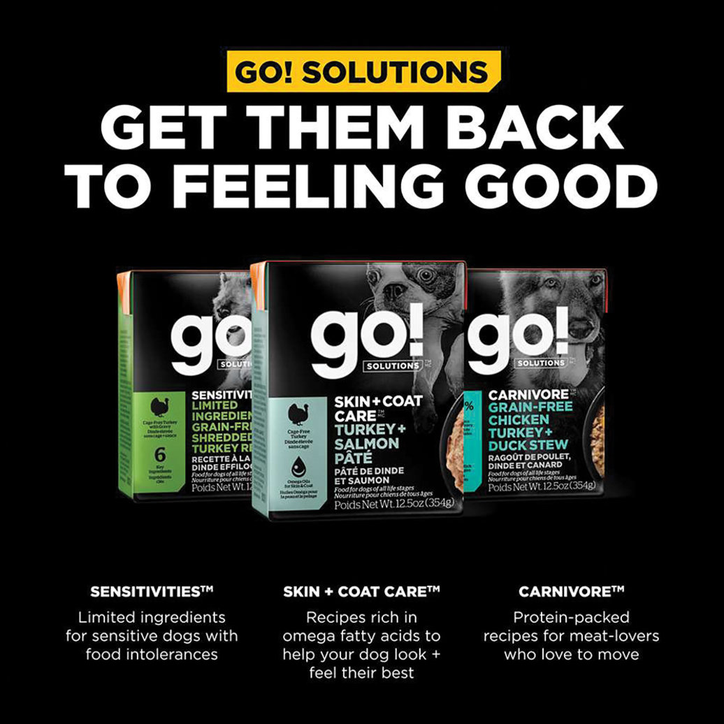View larger image of GO! SOLUTIONS, SKIN + COAT CARE Turkey + Salmon Pâté for dogs