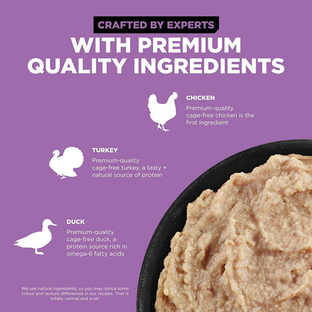 View larger image of GO! SOLUTIONS, CARNIVORE Grain Free Chicken, Turkey + Duck Pâté for cats - Wet Cat Food