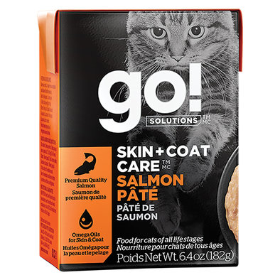 GO! SOLUTIONS, SKIN + COAT CARE Salmon Pâté for cats - Wet Cat Food