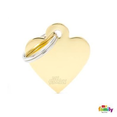 Golden Heart - Brass - Small