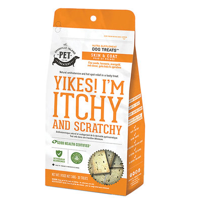 Granville Island Pet Treatery, Yikes I'm Itchy and Scratchy Treats - 240 g