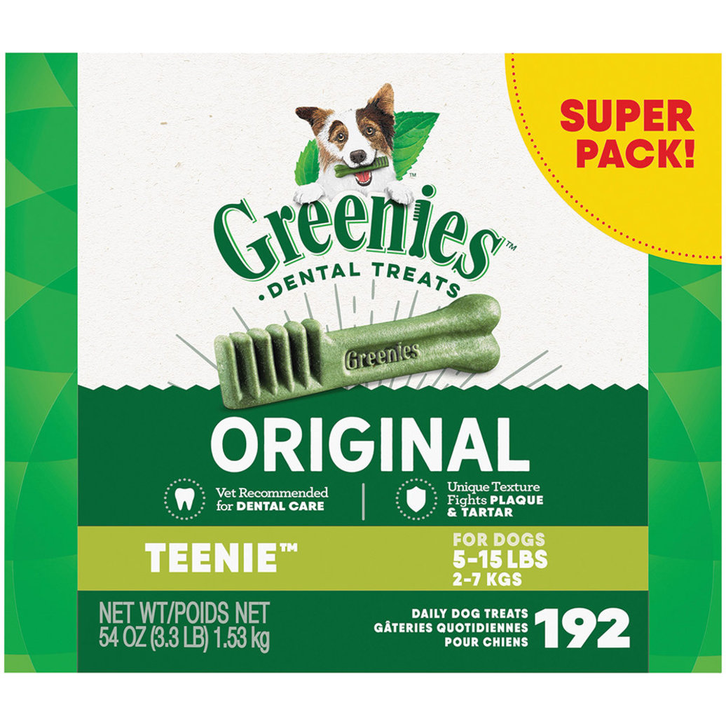 View larger image of Greenies, Dental Chews Teenie - 1.53 kg - Dog Treat