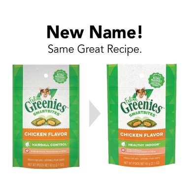 Greenies, Feline Smartbites Hairball Control - Chicken - 60 g - Cat Treat