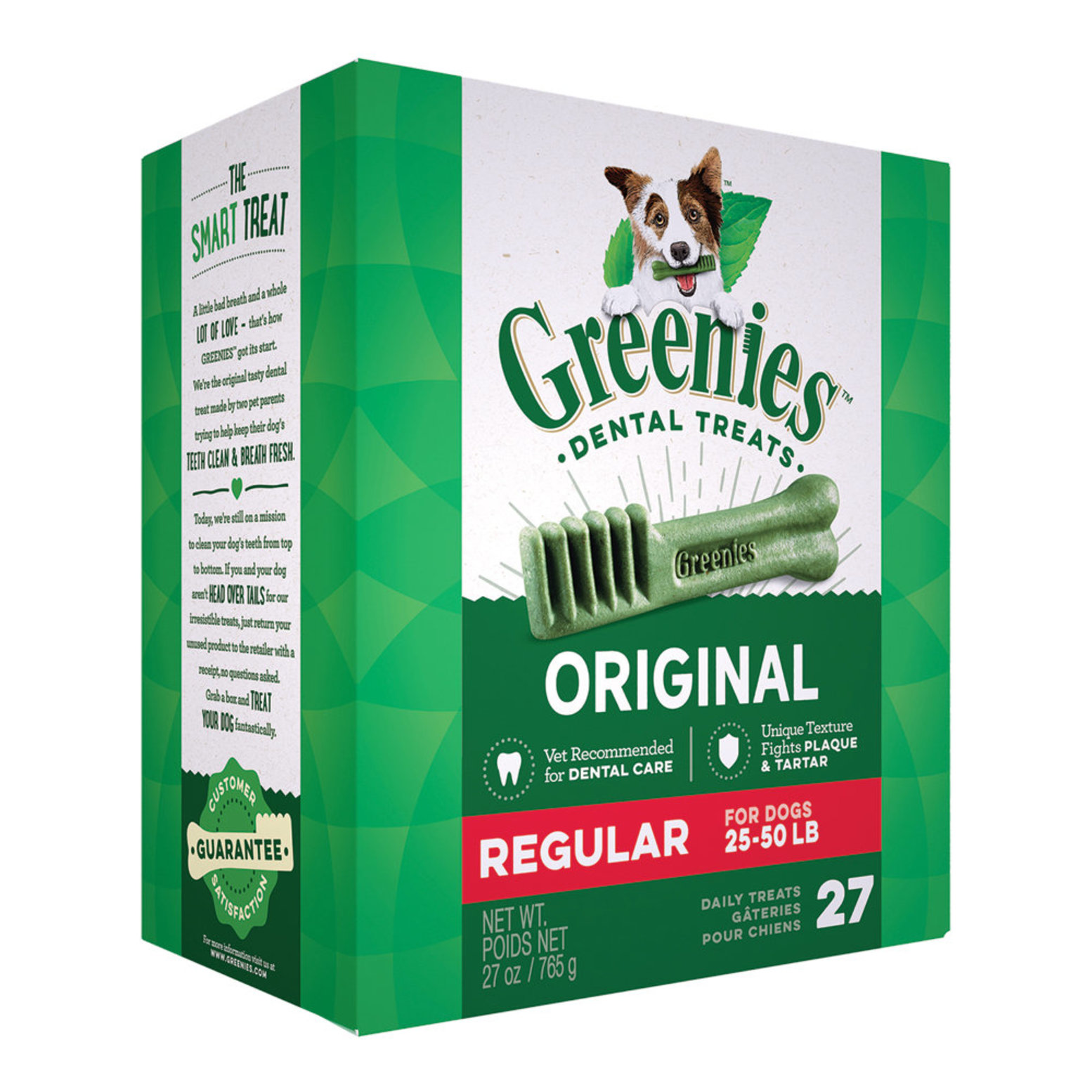 Greenies,Treat Tub - Regular - 27 oz - Ren's Pets
