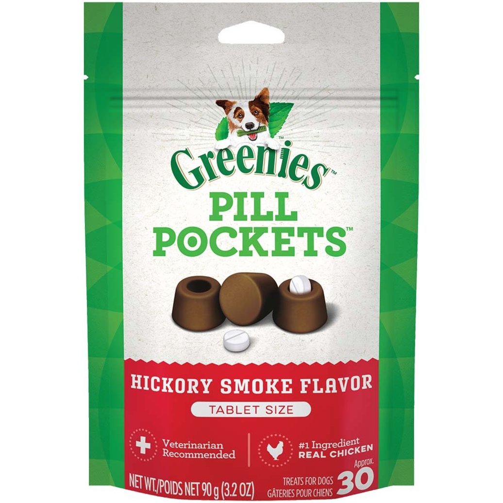 View larger image of Greenies, Pill Pockets for Dogs - Hickory Smoke-Tablet - 90g - Dog Treat