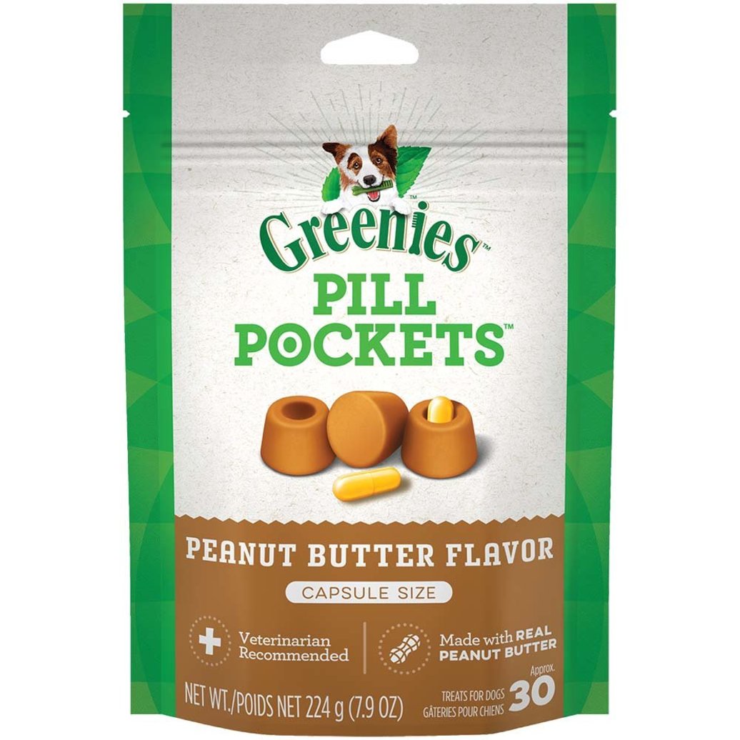 View larger image of Pill Pockets for Dogs - Peanut Butter-Capsule-224g