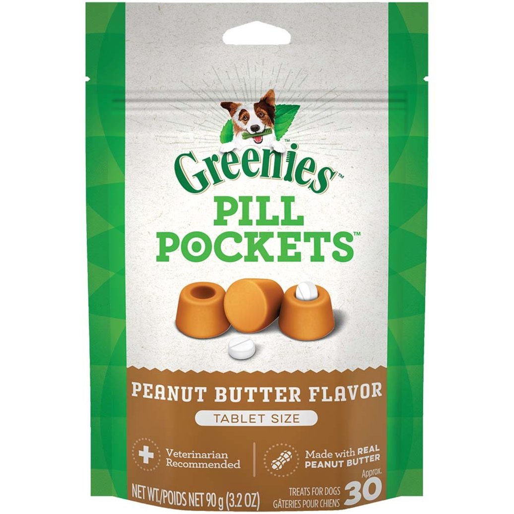 View larger image of Pill Pockets for Dogs - Peanut Butter-Tablet - 90g
