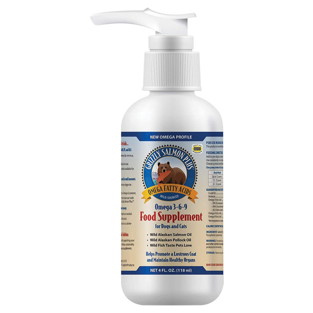 View larger image of Grizzly Pet Products, Feline - Salmon Oil Plus - 4 oz