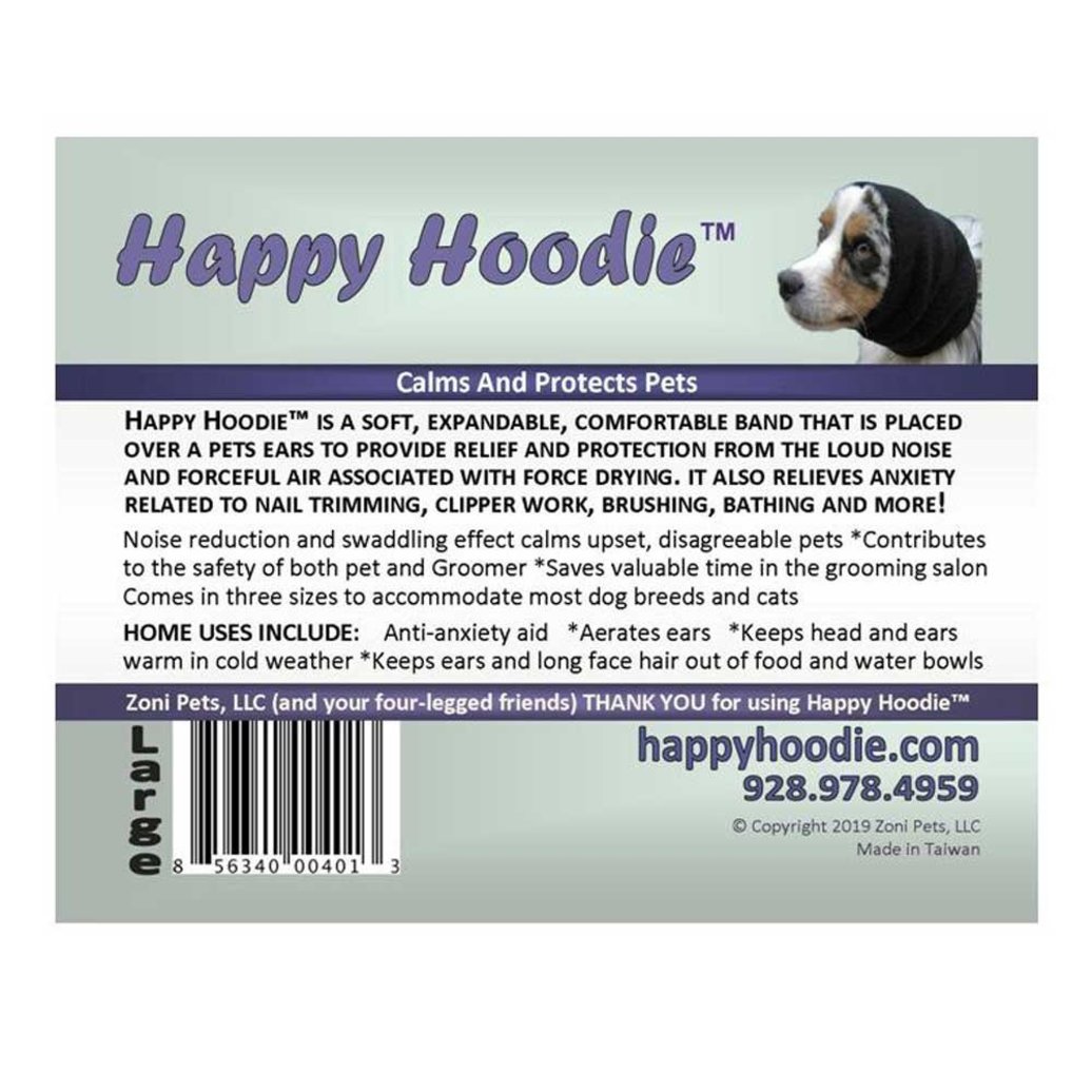 View larger image of Happy Hoodie, Ear Protector - Black
