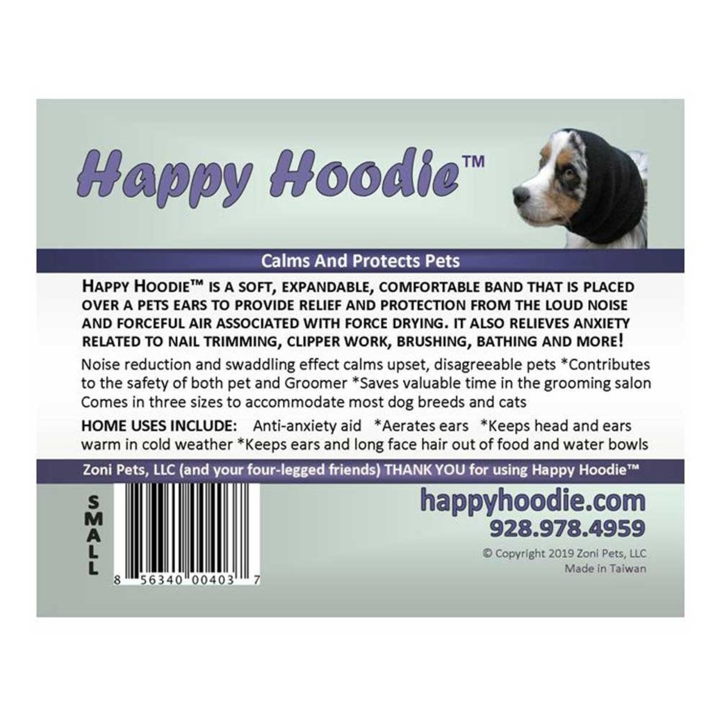 View larger image of Happy Hoodie, Ear Protector - Black