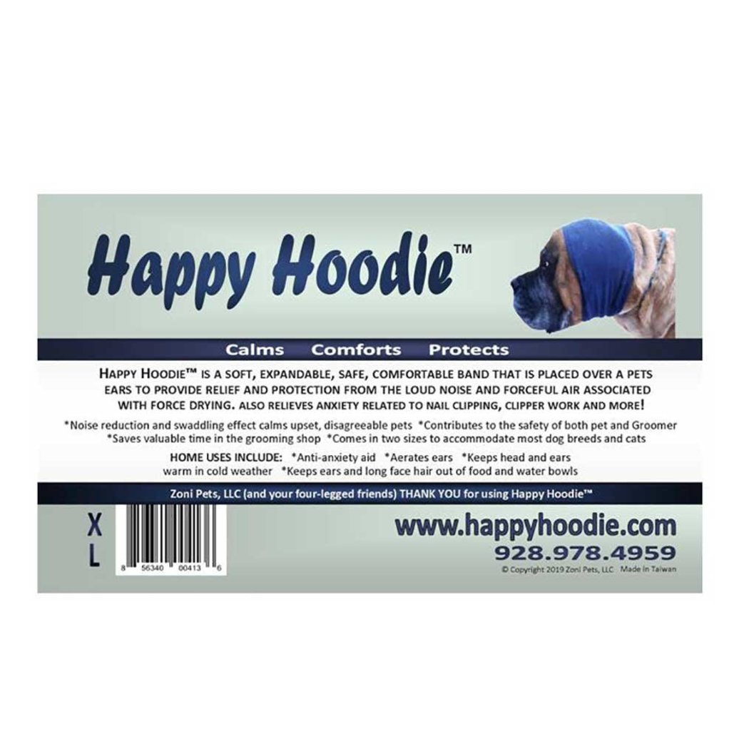 View larger image of Happy Hoodie, Ear Protector - Navy Blue - X-Large