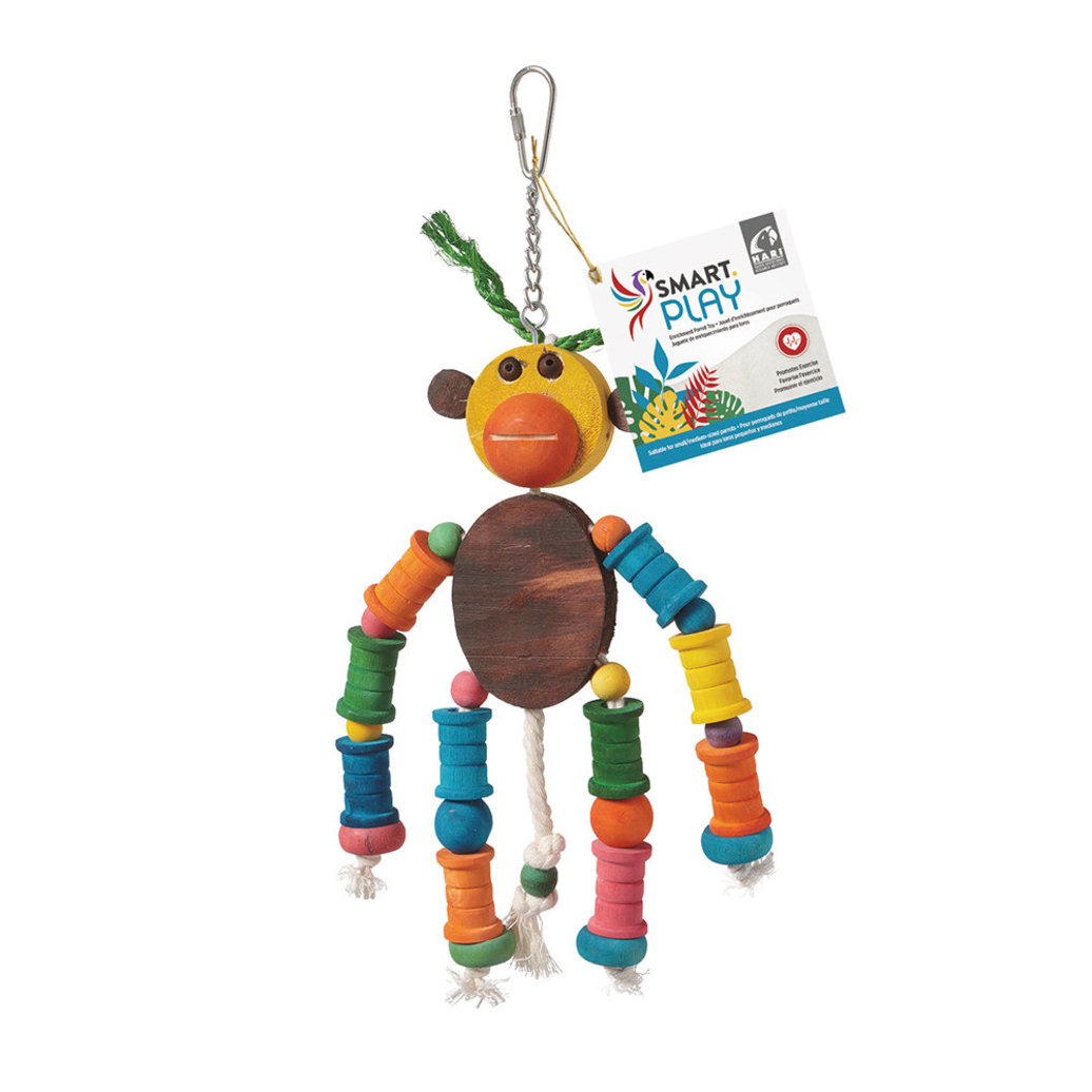 View larger image of HARI, Smart Play Enrichment Parrot Toy - Monkey King