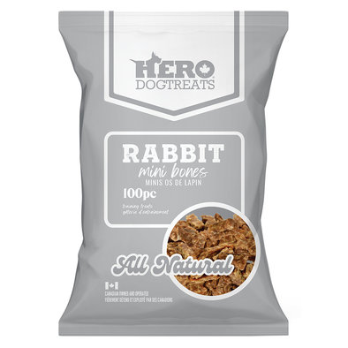 Hero, Rabbit Mini Bones - 100 pc