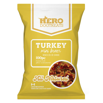 Hero, Turkey Mini Bones - 100 pc