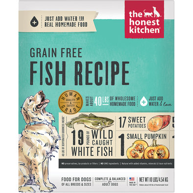Honest Kitchen, Fish & Grain Free Diet - 10 lb