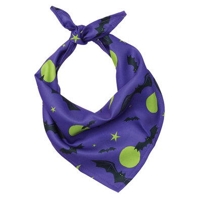 Hotel Doggy, Bats Bandana - Ultraviolet