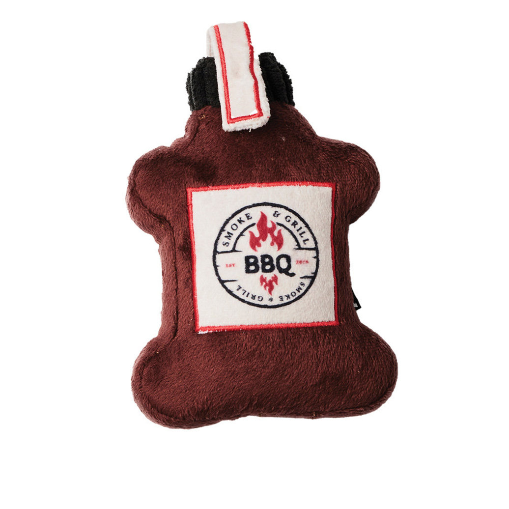 View larger image of Hotel Doggy, BBQ Sauce - Plush Dog Toy
