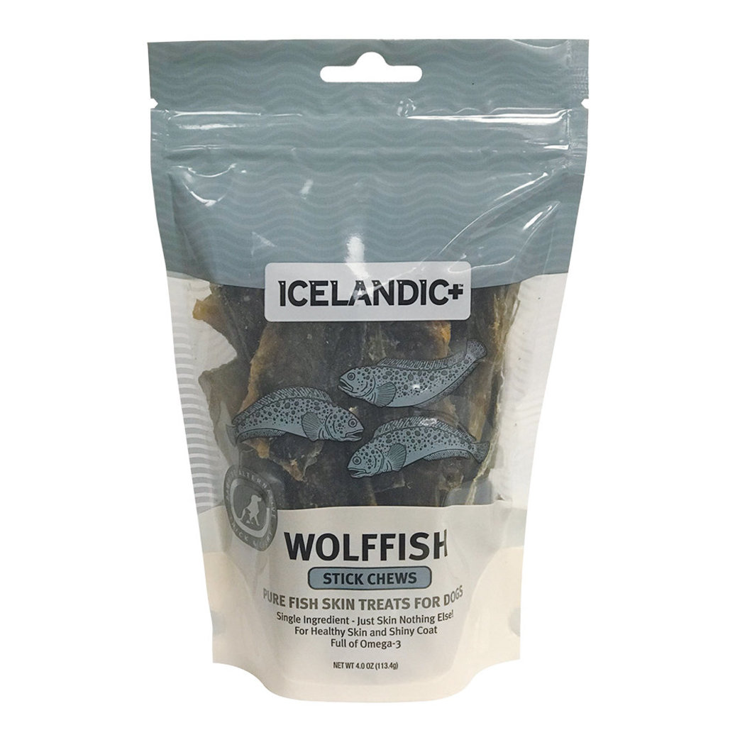 View larger image of Icelandic+, Wolffish Skin Stick Chew - 113 g