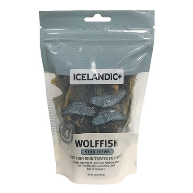 Icelandic+, Wolffish Skin Stick Chew - 113 g