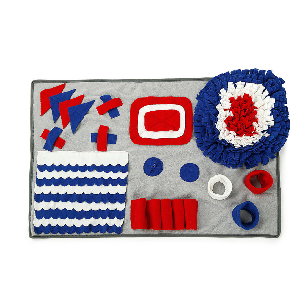View larger image of Fun House Snuffle Mat - Blue