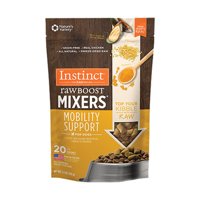 Raw Boost Mixers Mobility Support Freeze-Dried Dog Food Topper, 156 g