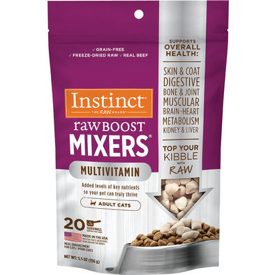 Instinct Raw Boost Mixers - Multivitamin for Cats  - Beef