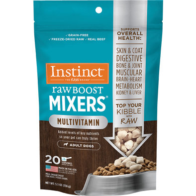 Instinct Raw Boost Mixers - Multivitamin for Dogs - Beef