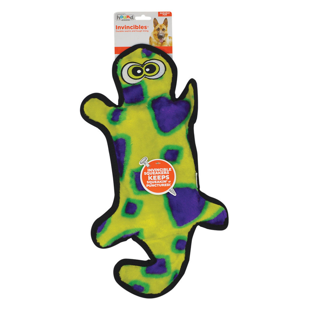 View larger image of Invincible Gecko, 4 Squeakers - Yellow/Green