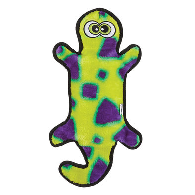 Invincible Gecko, 4 Squeakers - Yellow/Green