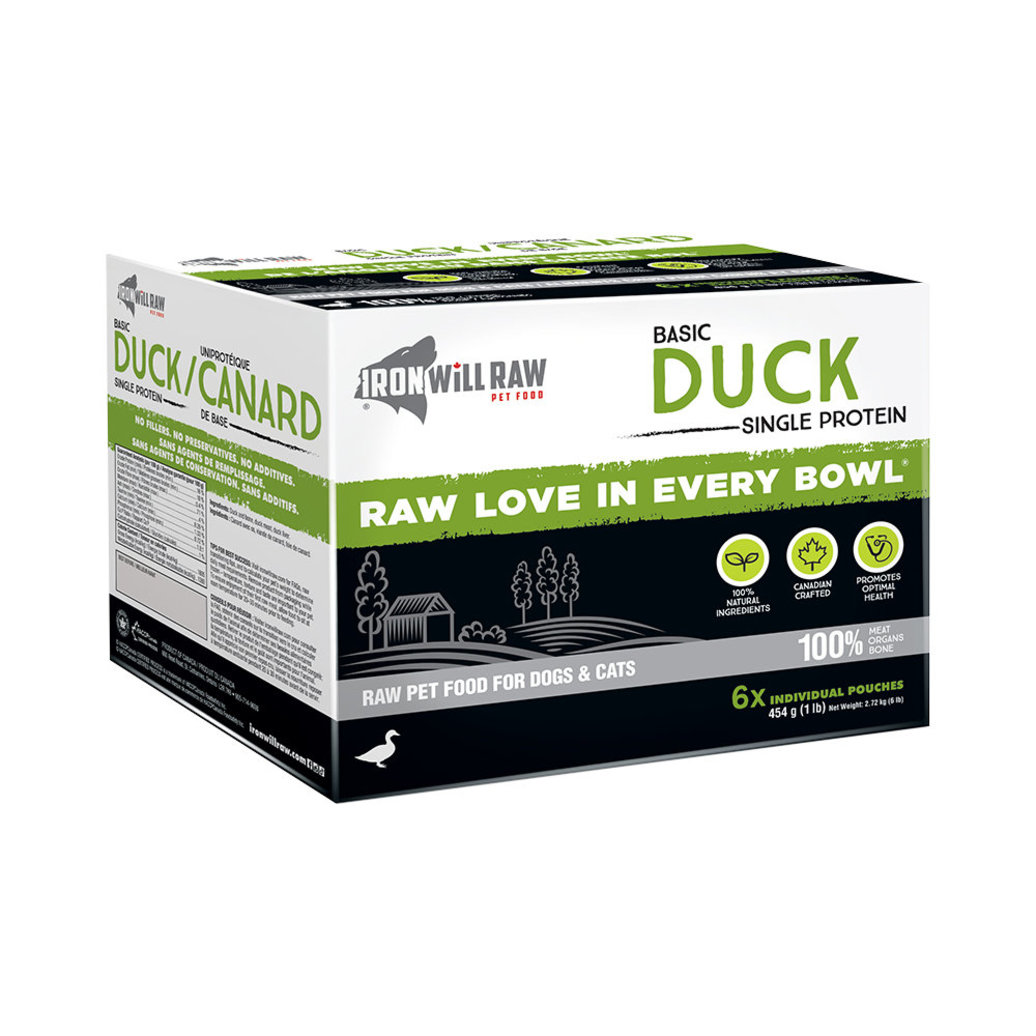 View larger image of Iron Will Raw, Basic, Duck - 2.72 kg