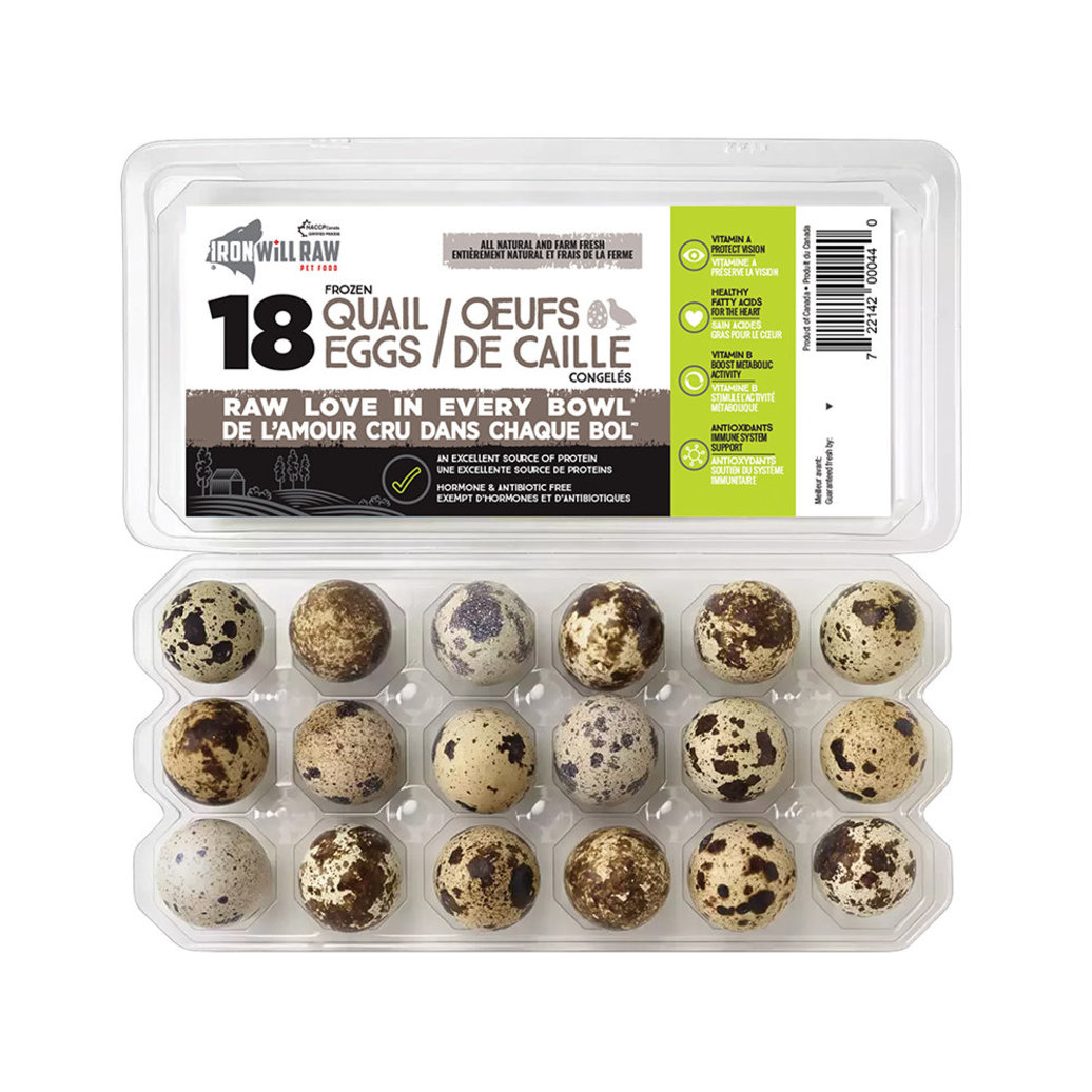 View larger image of Iron Will Raw, Quail Eggs - 18 pk