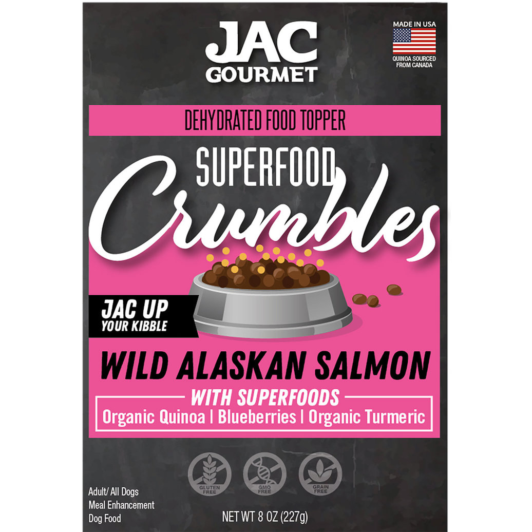 View larger image of JAC Gourmet, Superfood Crumbles - Wild Alaskan Salmon - 227 g