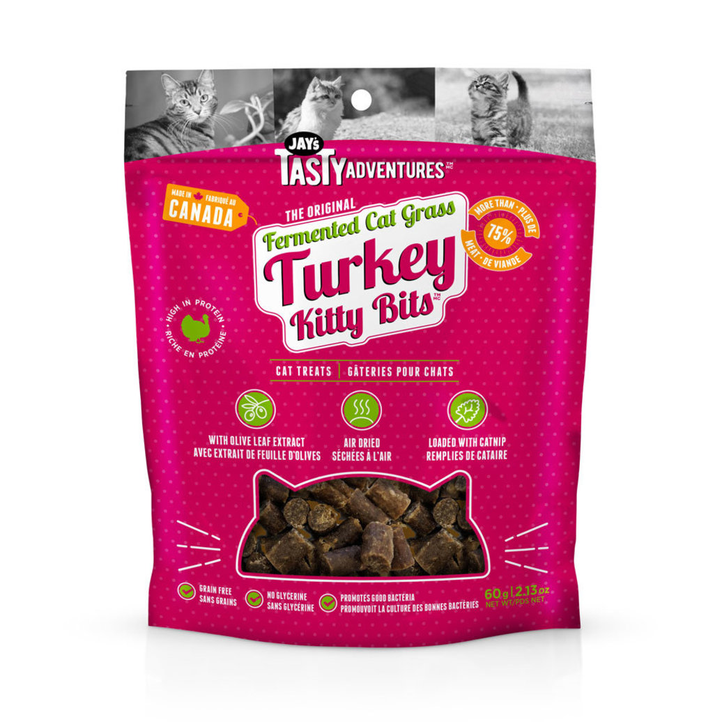 View larger image of JAY'S TASTY ADVENTURES, Fermented Cat Grass Treats - Turkey - 60 g