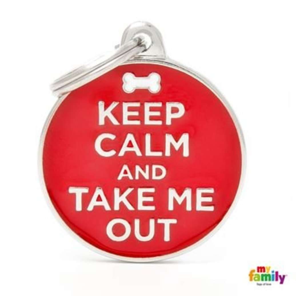 View larger image of Keep Calm and Take Me Out Tag