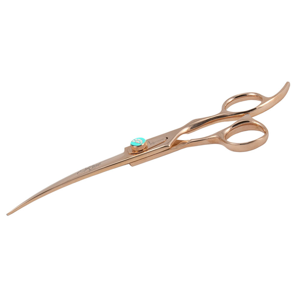 View larger image of Rose Gold Curved Shears - 7"
