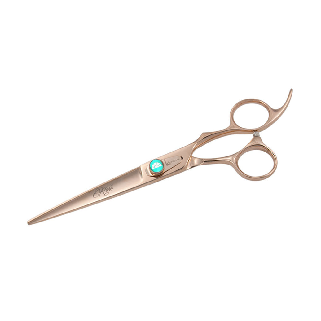View larger image of Kenchii, Rose Gold Straight Shears - 7"