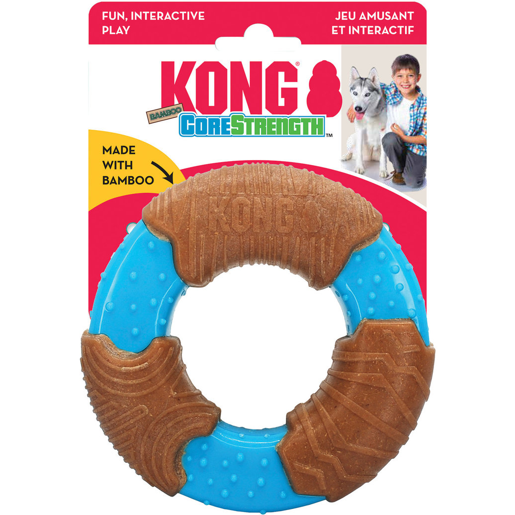 View larger image of KONG, CoreStrength Bamboo Ring - Large - Toss Dog Toy