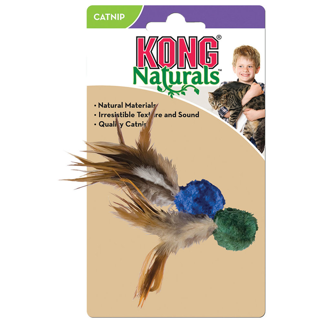 View larger image of Cat Naturals Crinkle Ball with Feathers Assorted