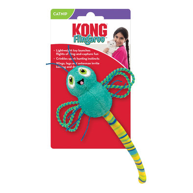 KONG, Flingaroo Dragonfly - Assorted - Chase Cat Toy