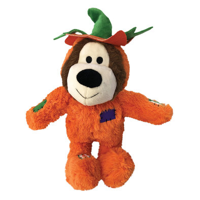 KONG, Halloween Wild Knots - Pumpkin Bear - Med/Lrg - Toss Dog Toy